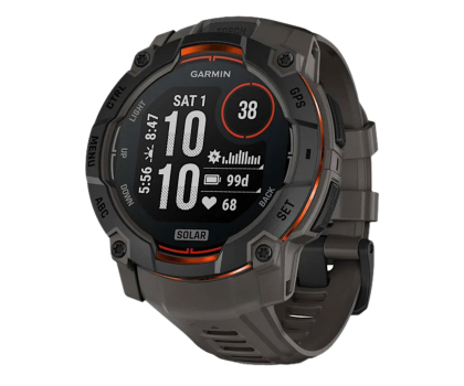 Zegarek sportowy Garmin Instinct 3 Solar 50mm Black